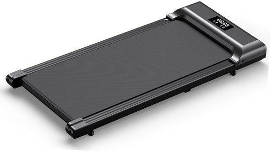 Fitby Laufband - Walking Pad - Walking Band - 1-8km/h - LED Bildschirm - Schwarz