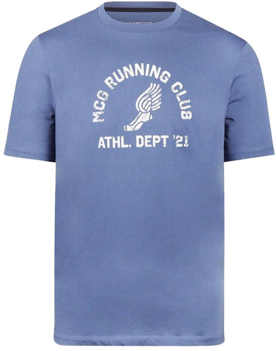 T-Shirt mit McGregor-Vintage-Motiv, Blau – Herren – Größe XXL