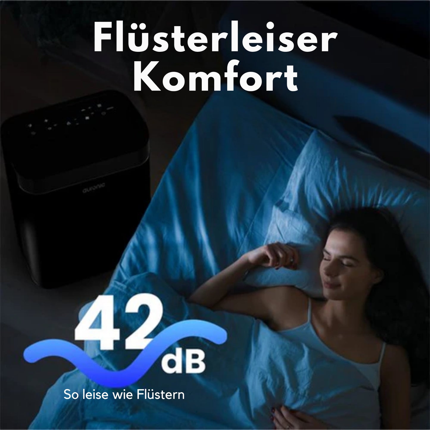 Auronic Luftentfeuchter und Luftreiniger - Better Plus Serie - Entfeuchtet 20L pro Tag - 5L Wassertank - Schlafzimmer, Badezimmer, Wohnzimmer und Büro - Feuchtigkeitsfresser für den Haushalt - Schwarz