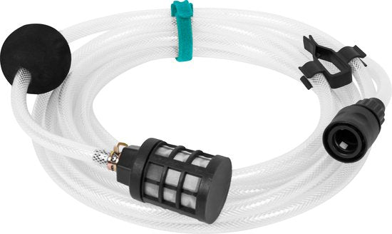 VONROC Accu Druckreiniger 20V - 24bar - 198 l/h - Inkl. 5m Saugschlauch, Reinigungsmittelflasche und verstellbare Düse - Inkl. 2.0Ah Akku und Schnellladegerät