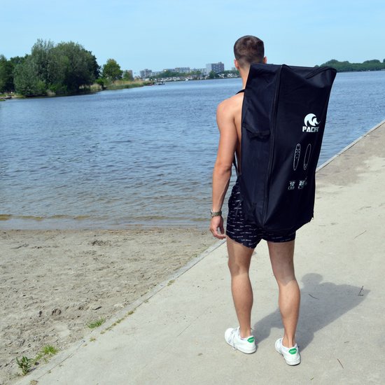 Pacific Special Edition Sup Board - 305 cm - Bis zu 100 kg - Weiß/Grün