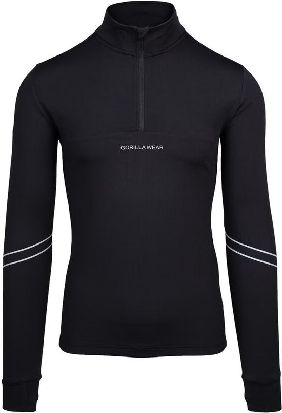 Gorilla Wear Noxen Langarm-Shirt - Schwarz - 3XL