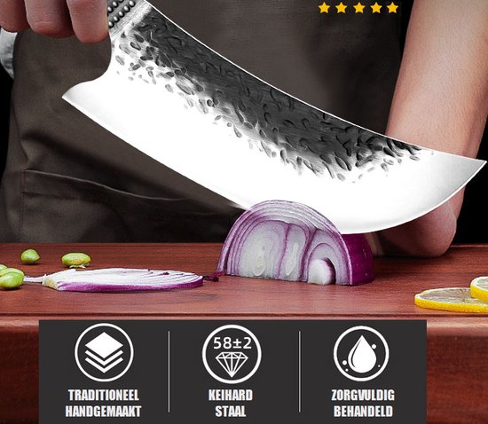 T&M Knives Kochmesserhülle - Handgefertigt - Lederhülle