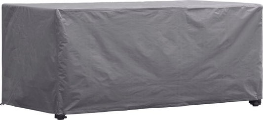 Perel Tischbezug für Tische bis 140 cm, grau, rechteckig, 145 cm x 105 cm x 75 cm