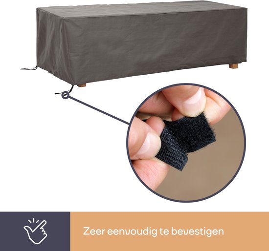 Perel Tischbezug für Tische bis 140 cm, grau, rechteckig, 145 cm x 105 cm x 75 cm