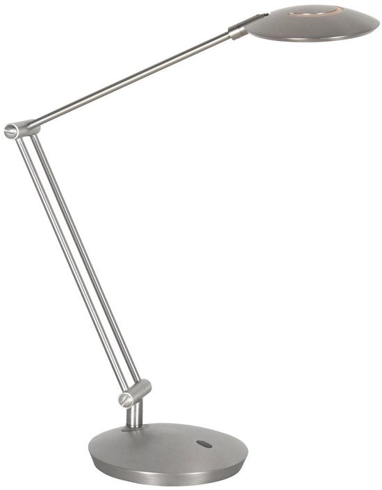 Steinhauer Exclusive – Tischlampe – Zenith2 – Stahl – Kunststoff und Metall – Schreibtischlampe – LED – 4393ST