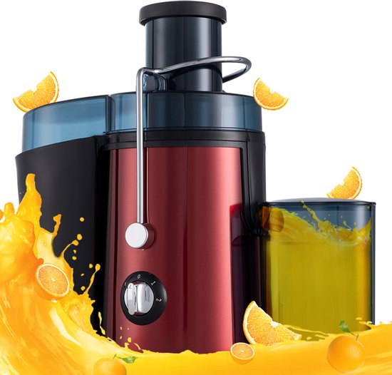 Fuegobird L811 schneller Entsafter - Power Juicer - Edelstahl - 400Watt - Rot