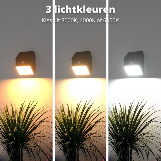 FlinQ Solar TwistCube 2er-Pack - Verwandelbar in 4 Formen - Solar-Wandleuchte für den Außenbereich - Solarbetriebene Außenleuchte mit Bewegungssensor - LED-Gartenleuchte mit Tag- und Nachtsensor - Außenbeleuchtung