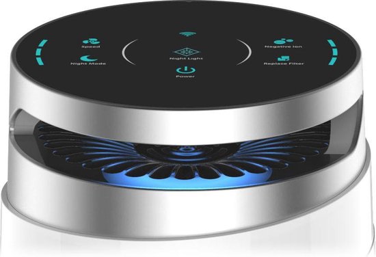 Andersson - Luftreiniger mit Ionisierung - Für Räume bis zu 14 m² & mit Wifi App - Ausgestattet mit Hepa 13 Filter und Nachtmodus - Für ein sauberes Raumklima - Weißer Kunststoff