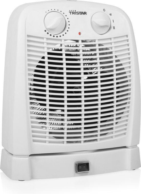 Tristar KA-5059 - Heizlüfter - 2 Heizstufen und Gebläse - Camping-Heizung - Weiß - Oszillierend - Überhitzungsschutz - Heizung für das Badezimmer