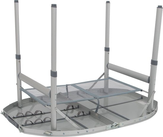 Bo-Camp - Tisch - Premium - Oval - Koffermodell - 100x70 cm