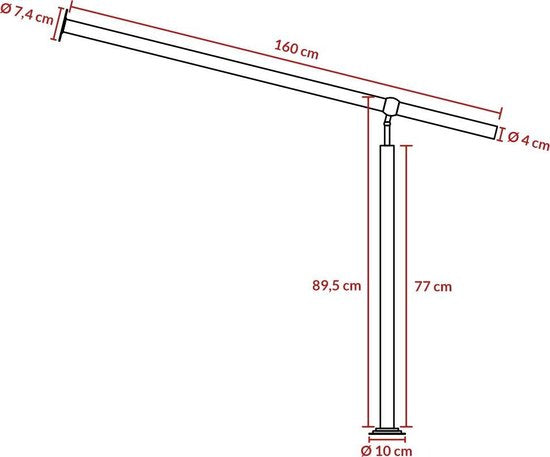 Monzana Eingangstor - Edelstahl - 160 cm