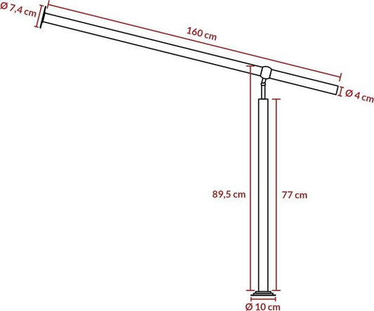 Monzana Eingangstor - Edelstahl - 160 cm