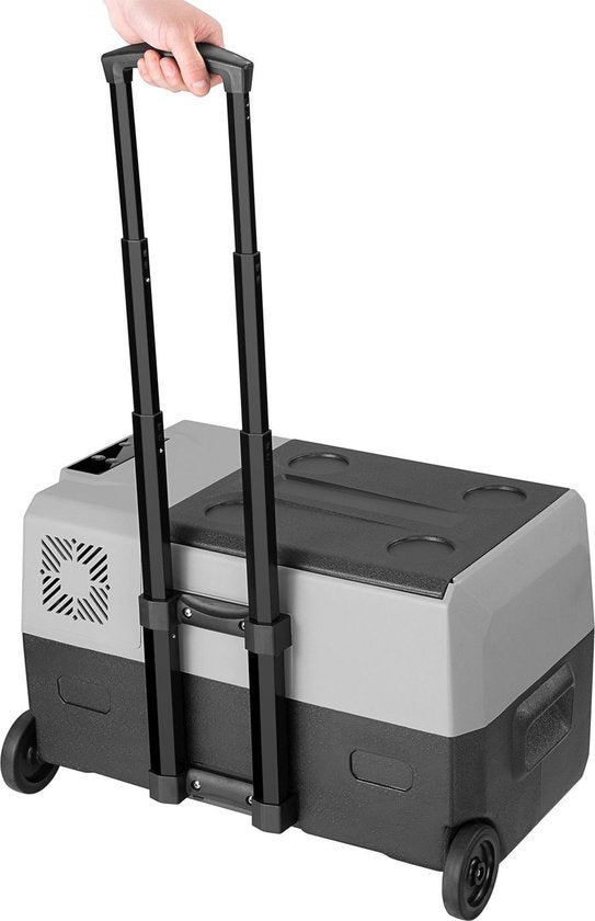Juskys - Elektronische Kühlbox - Kompressor Kühlbox Yukon - 30 Liter - 12/24 & 230 V Anschluss - schwarz/grau