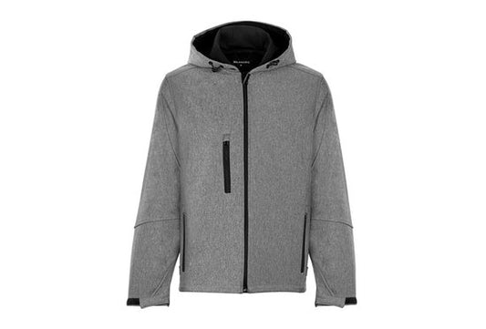Milanoro - Wind- und wasserdichte Jacke - Jacke mit Kapuze - Hellgrau - L