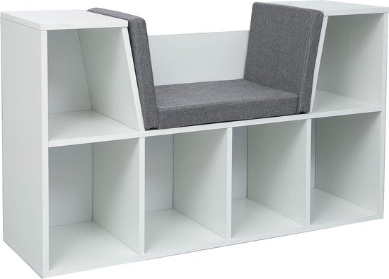 Schuhschrank mit Sitzkissen - Schuhregal Flur Schlafzimmer