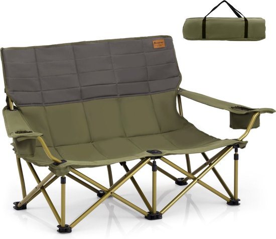 Coast Oversized Faltbarer Campingstuhl - Außeneinsatz - 300 kg - 149 x 70 x 80 cm - Blau