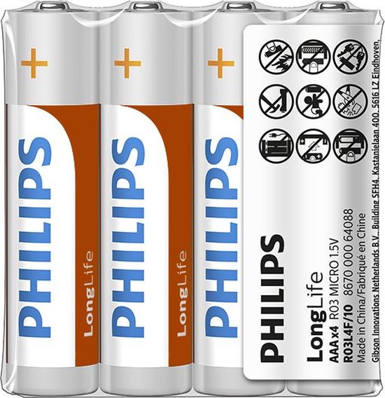 Philips LongLife-Akku R03L4F/10