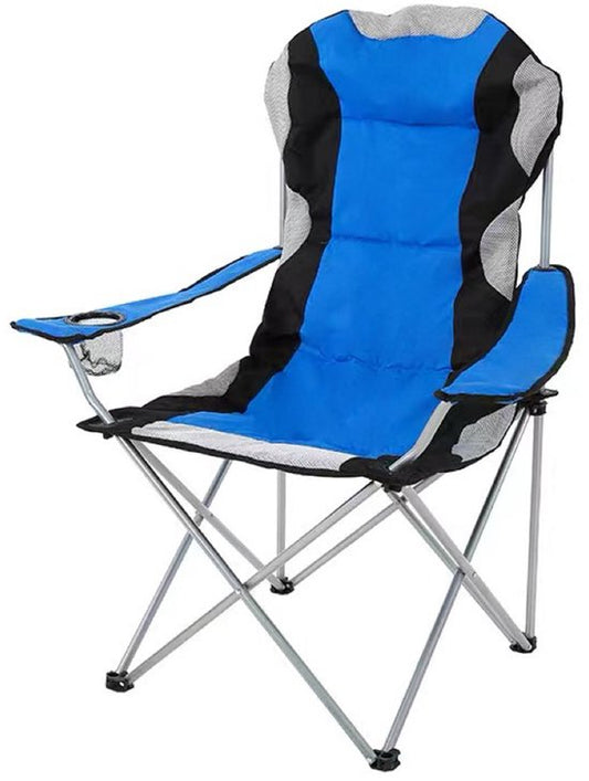VDD - Campingstuhl - Klappstuhl - Campingstuhl faltbar - Campingstuhl - Campingstühle - Campingstuhl faltbar - faltbar - Becherhalter - blau