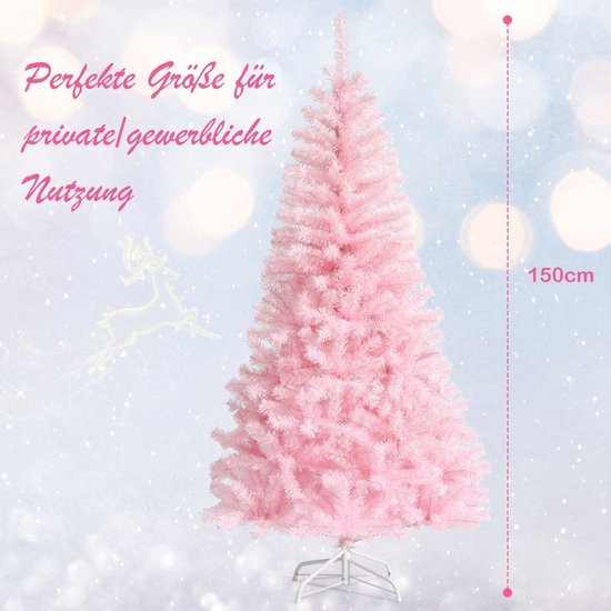 Coast 150 cm Rosa Weihnachtsbaum mit buntem Glitter