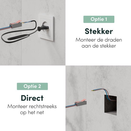 Nolt Badezimmerspiegel mit Beleuchtung - Runder Badezimmerspiegel - Heizung - Uhr - LED - 80 cm