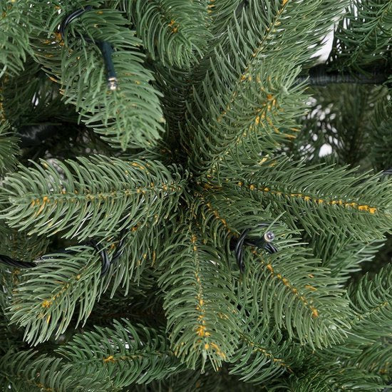 Casaria Künstlicher Weihnachtsbaum - 140cm Weihnachtsbeleuchtung 100 LEDS - Grün