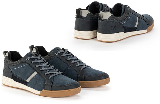 Milanoro - Bequeme Herren-Turnschuhe - Cognac - Größe 43