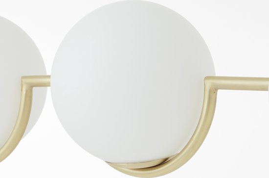 Brilliant Glint Hängeleuchte 4-flammig Holz/Messingglas/Metall 4x D45, E14, 40 W, Geeignet für Hängeleuchte (nicht im Lieferumfang enthalten)