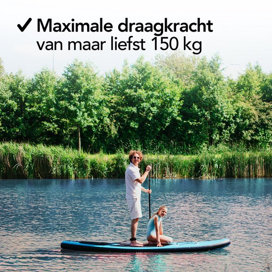 Brixy SUP Board - Aufblasbares Paddle Board - Komplettset - 285 cm - Max. 150 kg - Mintgrün