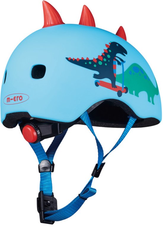 Micro - Helm - Scootersaurus (m) (ac2095bx) /Spielzeug zum Mitfahren /blau/m