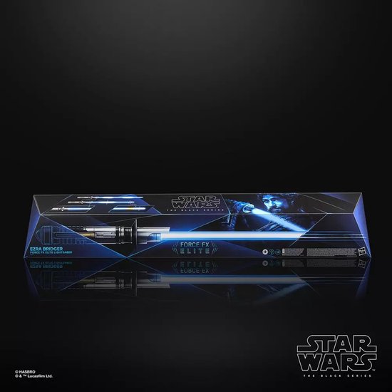 Hasbro Star Wars: Ahsoka Black Series Replica Force FX Elite Lichtschwert Ezra Bridger Actionfigur