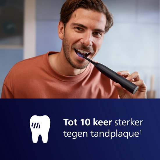 Philips Sonicare 7100 Series - Elektrische Zahnbürste - Schwarz - Reiseetui - Gesünderes Zahnfleisch - HX7421/01