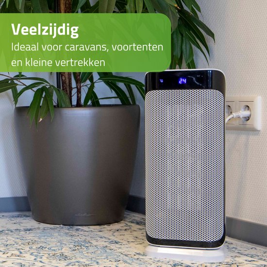 Bo-Camp - Keramisches Heizgerät - Oszillierend - Ventilationsmodus - 1000/2000 Watt