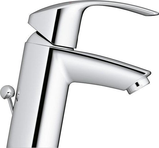 GROHE Eurosmart New Waschtischarmatur – Niedriger Auslauf – Mit Stoppkette – Chrom