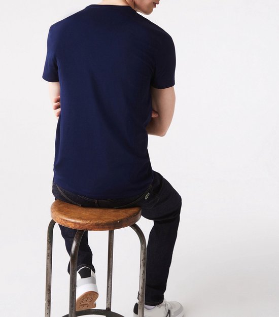 Lacoste Basic Sporthemd - Größe L - Herren - blau