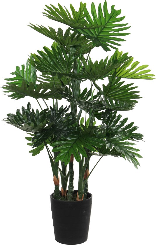Mica Decorations Philodendron Künstliche Pflanze - H120 x Ø80 cm - Grün
