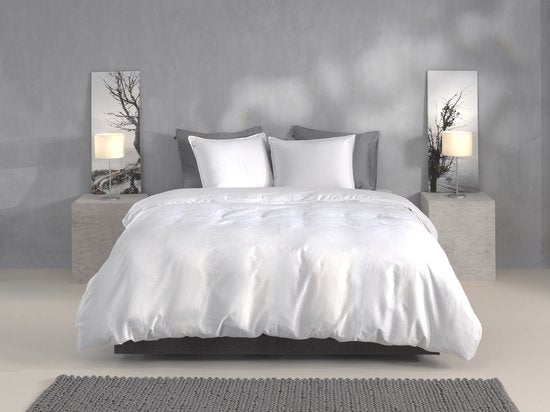 ZoHome Satinado Bettbezug - Doppel - 200x200/220 cm - Weiß