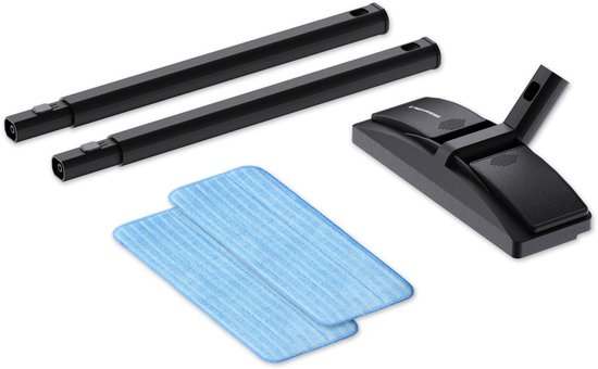 Techweise - Mopp-Kit für TS Compact Handdampfreiniger - 2 Verlängerungsstangen - 1 Bodenmopp - 2 Mopptücher
