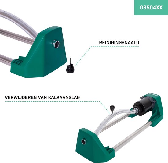 VONROC Gartenregner - Oszillierender Regner - Sprühfläche: max. 280m²