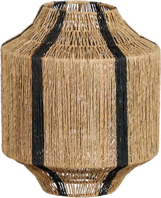 Mica Decorations Liliano Laterne - H36 x Ø30 cm - Jute - Schwarz