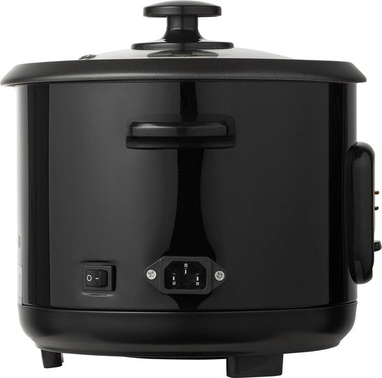 Tomado TRC1001B - Reiskocher - 5 Portionen - Fassungsvermögen 1 Liter - Warmhaltefunktion - Antihaftbeschichtung - PFAS-frei - Schwarz