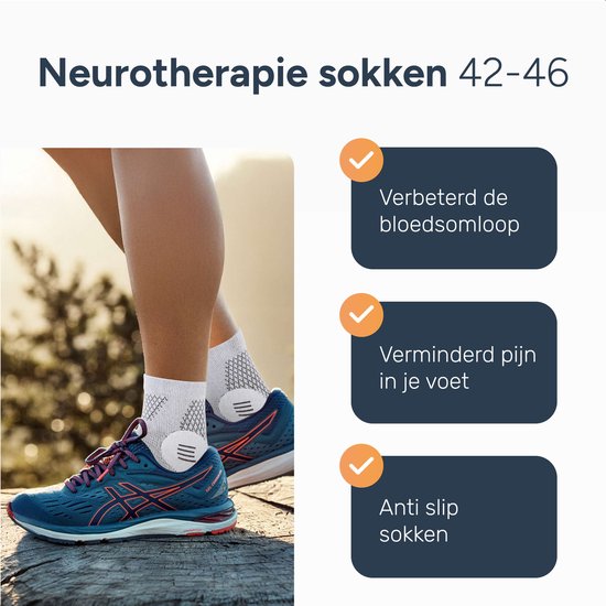 Alyze Neuropathie Socken - Größe 42-46 - Kompressionsstrümpfe - Medizinische Stützstrümpfe - Diabetes - Bett - Schlafsocken - Durchblutung & Laufen