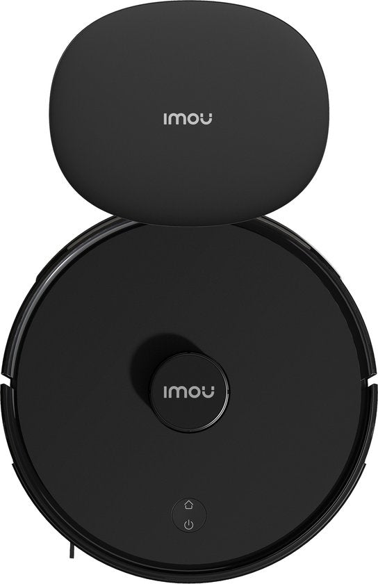 Imou RV1 Pro Max - Staubsaugerroboter mit Ladestation und Wischfunktion - blitzschnelles Kardieren durch LIDAR-Sensor - Speicherplan für 3 Etagen - automatische Entleerung - 6000 Pa Saugleistung - 180 Minuten zusammenhängende Reinigung