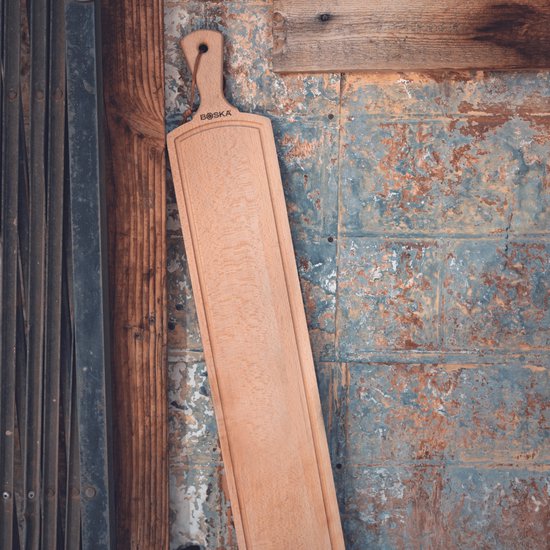 Boska Servierbrett Amigo XXL - Borrelplank - Buchenholz - Braun - 81,5 cm lang