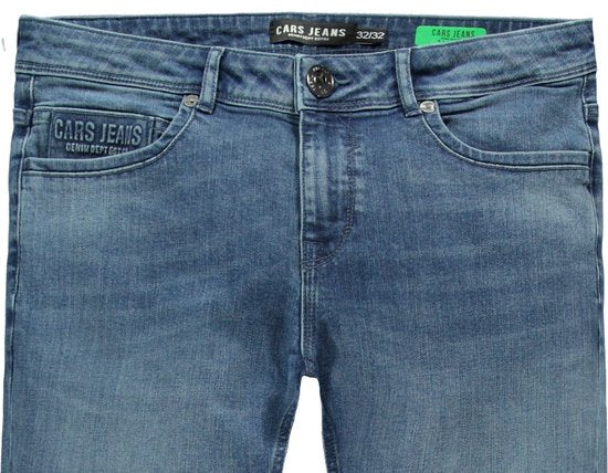 Cars Jeans Herren DOUGLAS DENIM Regular Fit STONE USED – Größe 36/32