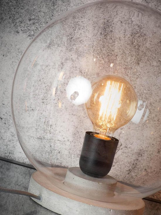 It's about RoMi Warschau Tischleuchte - Transparent - Industrial Design - Grau