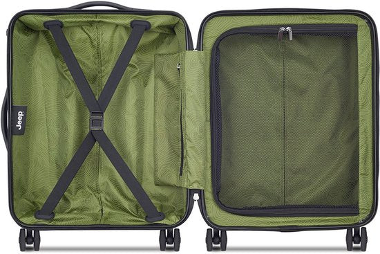 Jeep Handgepäck Koffer Slim 55 cm Avocado