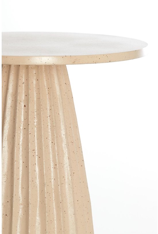 Light & Living Beistelltisch Veglia - Ø45cm - Modern - Beige