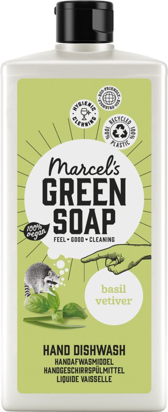 Marcel Green Soap Geschirrspülmittel Basilikum & Vetivergras