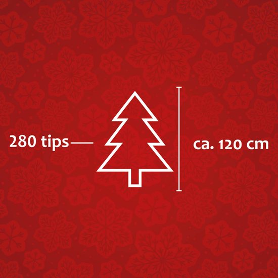 Künstlicher Weihnachtsbaum aus Silbertanne - 120 cm